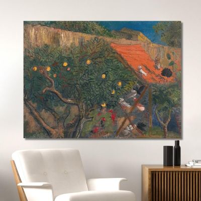In The Garden Boris Grigoriev bgr4 canvas print 