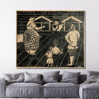 Matchmaking Choosing A Groom Boris Grigoriev, bgr6 canvas print