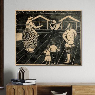 Matchmaking Choosing A Groom Boris Grigoriev bgr6 canvas print 