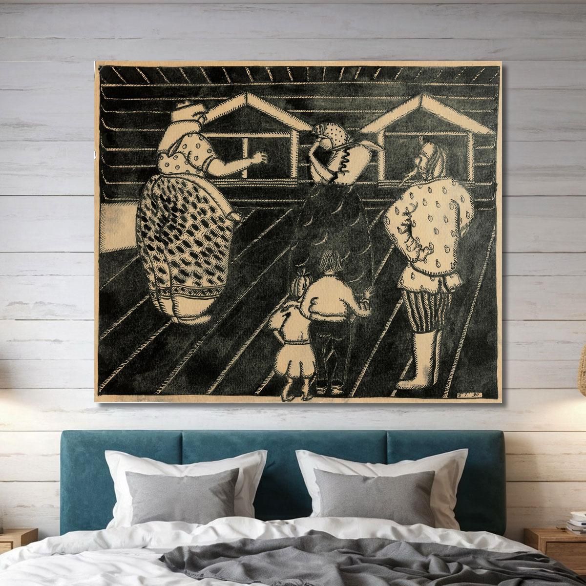 Matchmaking Choosing A Groom Boris Grigoriev bgr6 canvas print 