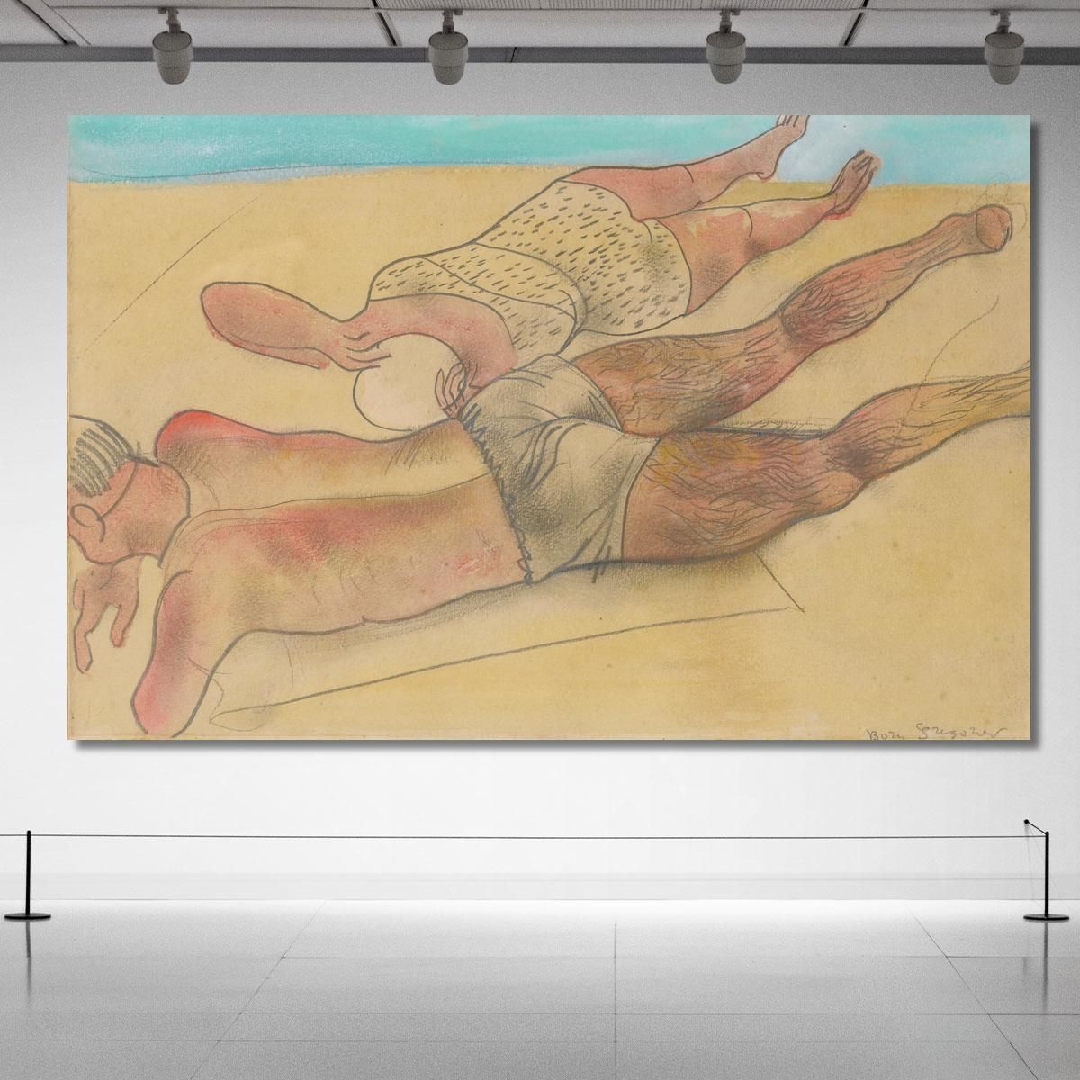 On The Beach Boris Grigoriev bgr7 canvas print 