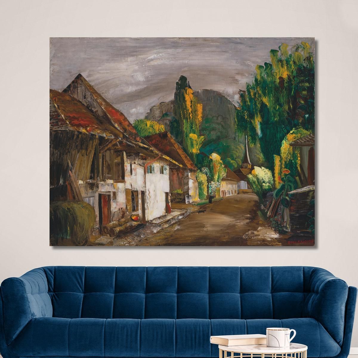Paysage. Haute-Savoie Boris Grigoriev bgr8 canvas print 