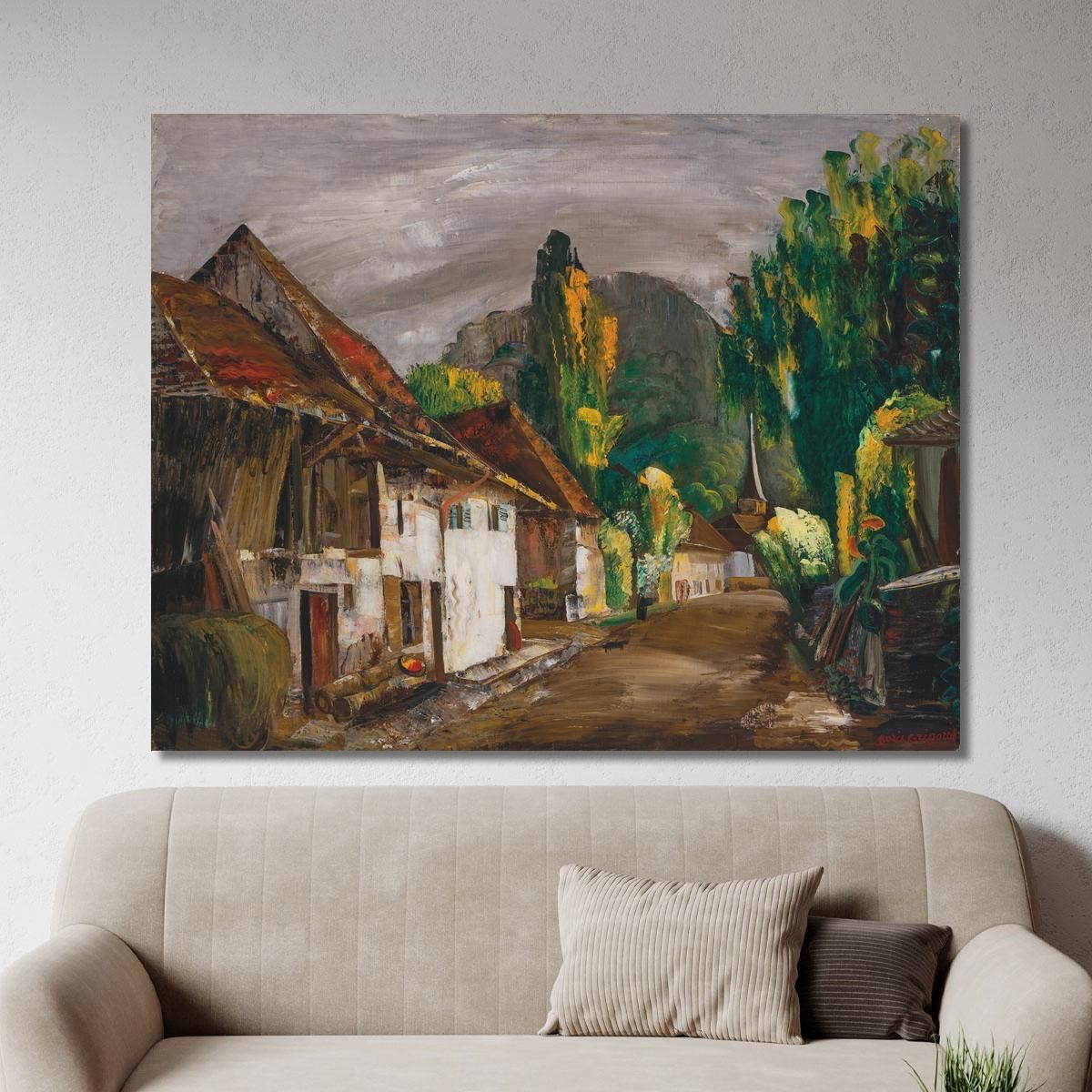 Paysage. Haute-Savoie Boris Grigoriev bgr8 canvas print 