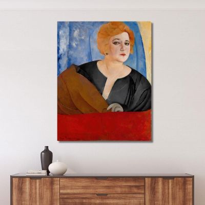 Portrait Of Anne Sergeevna Sergeeva Boris Grigoriev, bgr11 canvas print