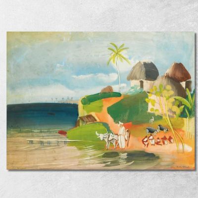 South American Landscape Boris Grigoriev bgr17 canvas print 