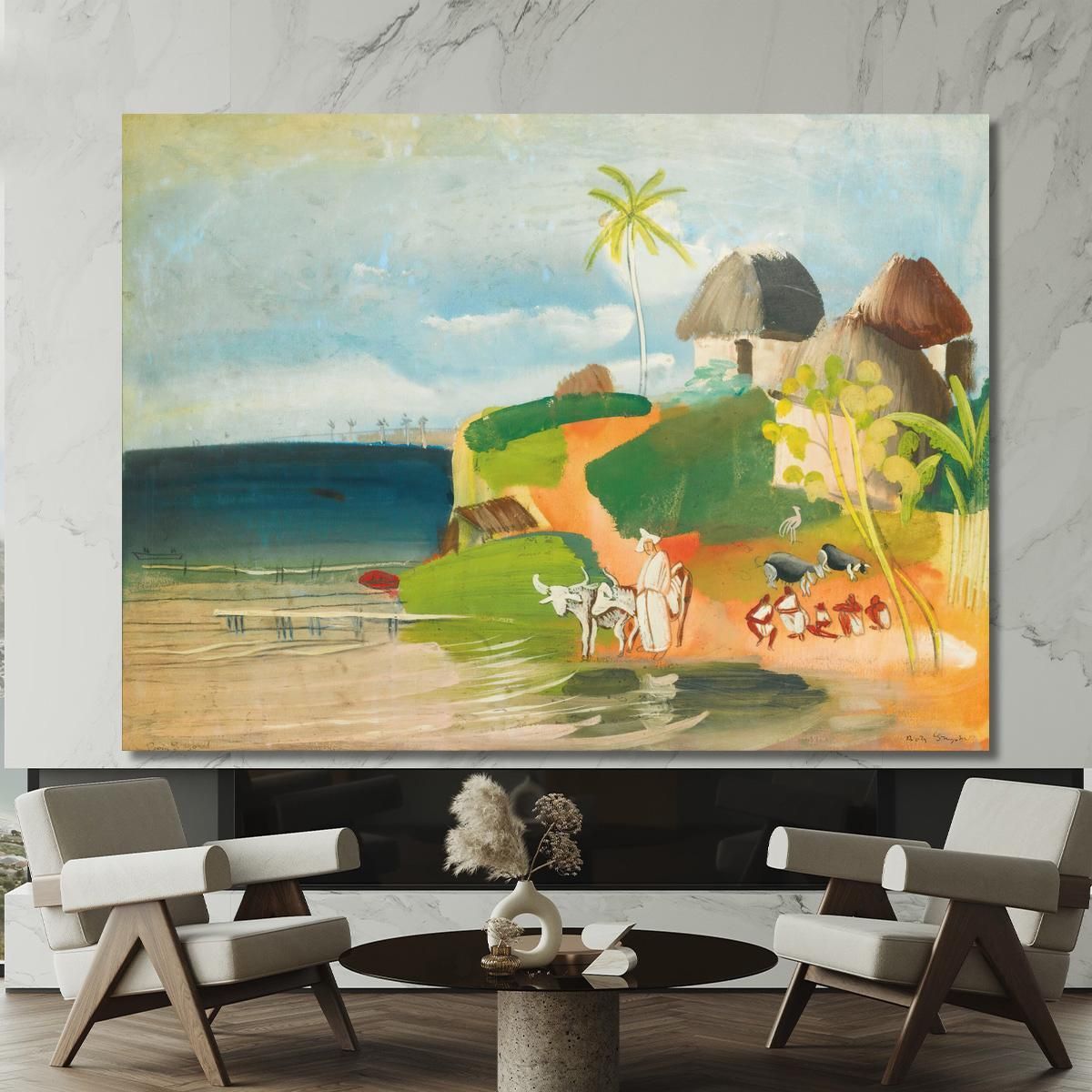 South American Landscape Boris Grigoriev bgr17 canvas print 