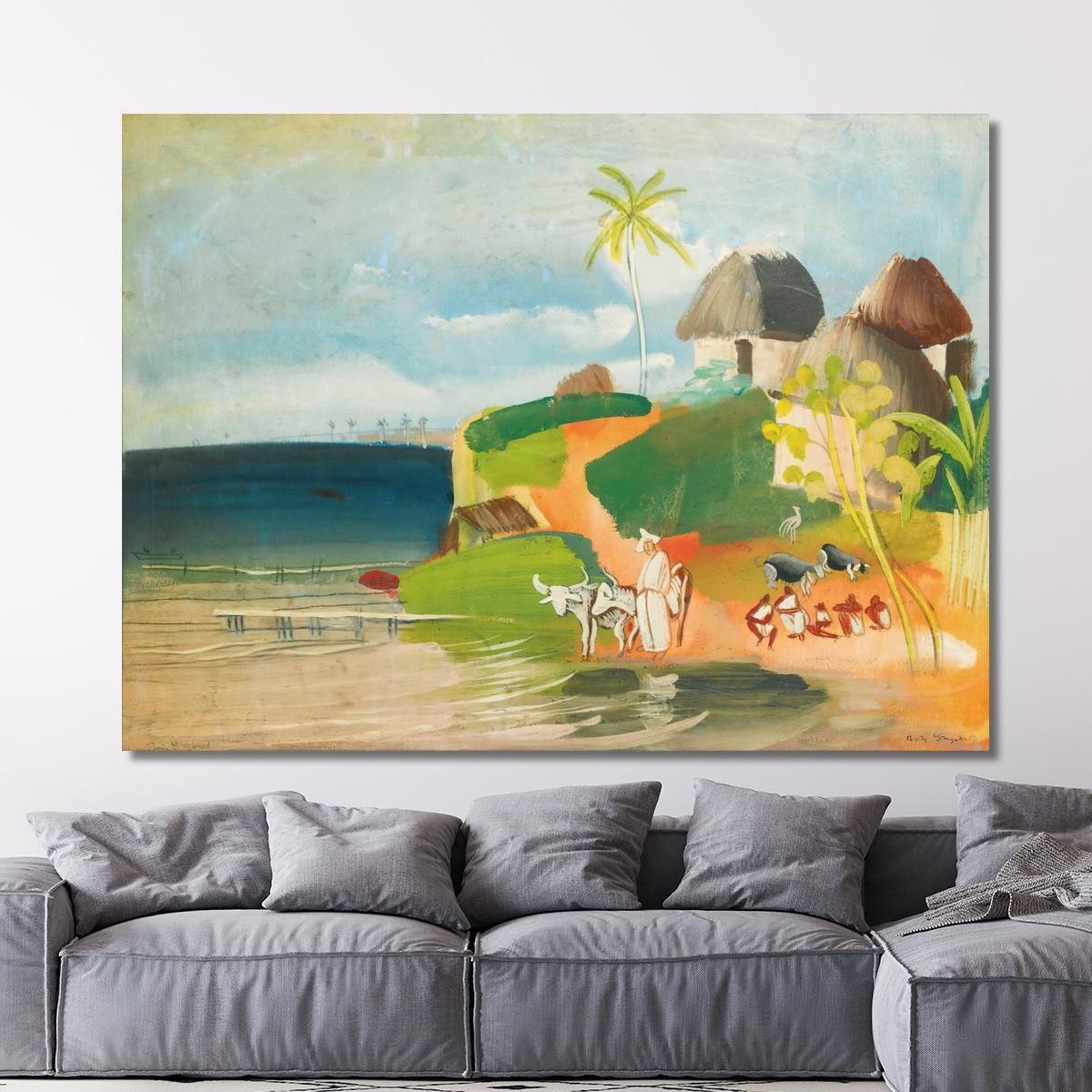 South American Landscape Boris Grigoriev bgr17 canvas print 