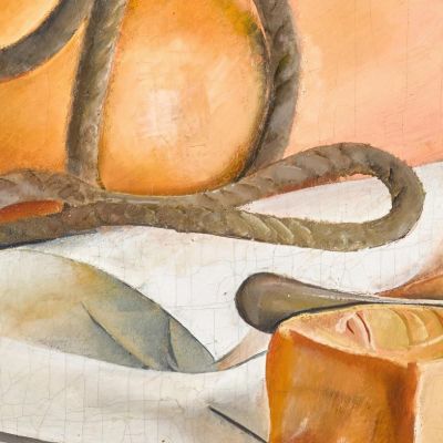 Still Life With Candle Boris Grigoriev bgr18 canvas print Still Life With Candle Boris Grigoriev bgr18 canvas print