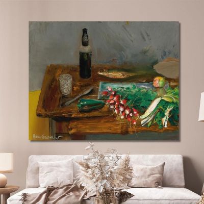 Still Life With Radishes Boris Grigoriev, bgr19 canvas print