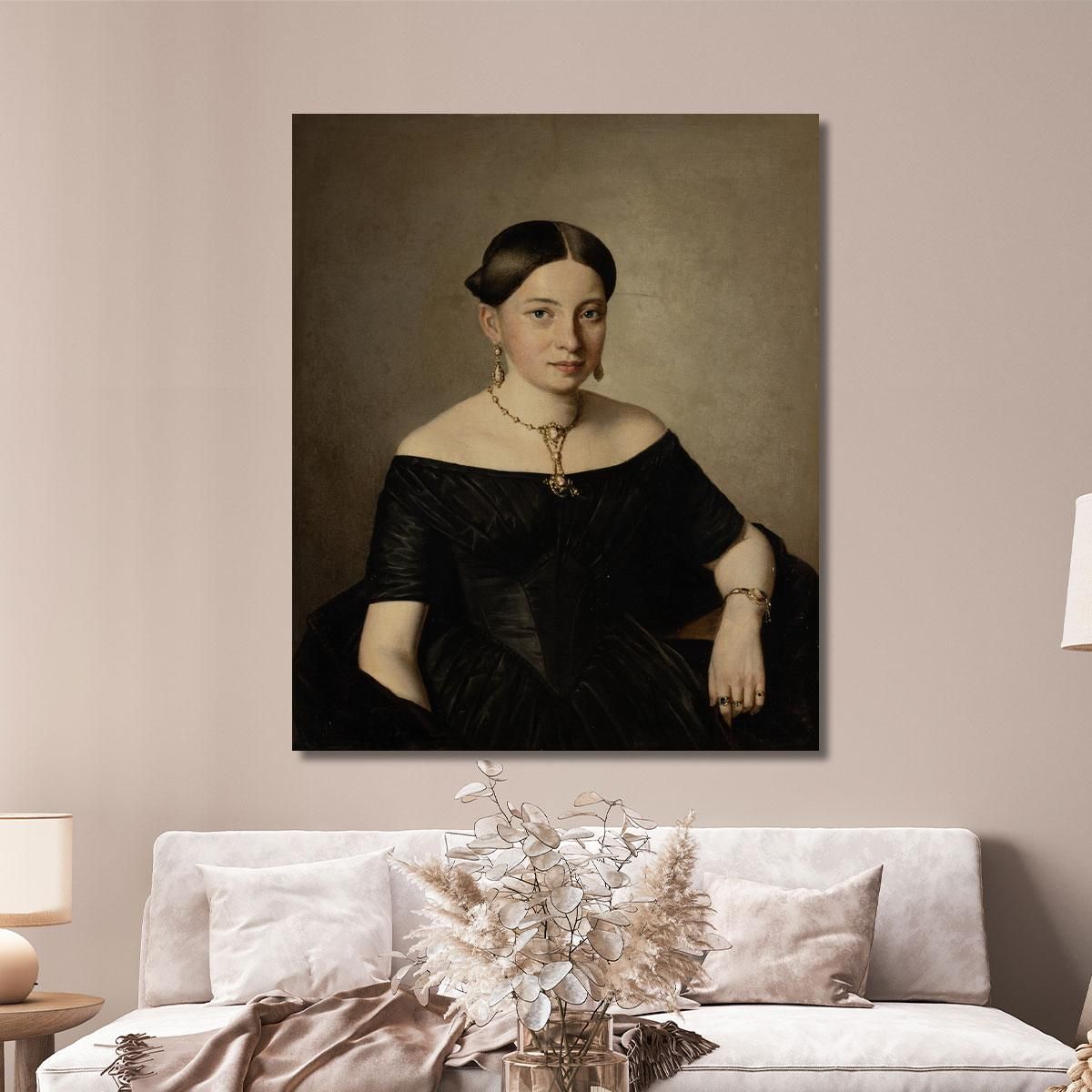 Countess Dimitri Tatischeff Ferdinand Georg Waldmüller fgw21 canvas print 
