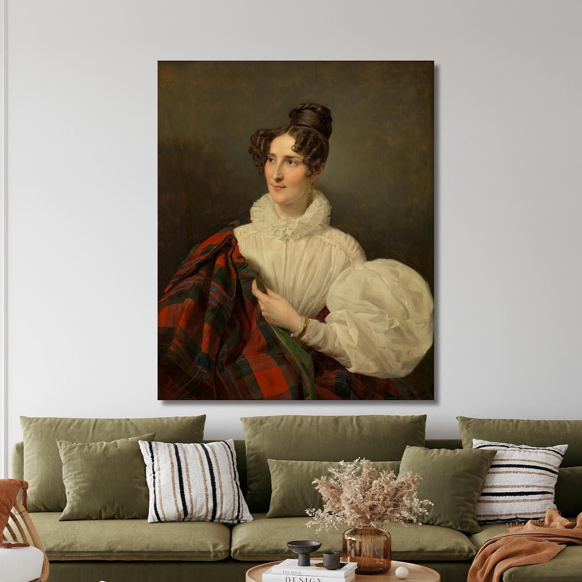 Lady In White Dress Ferdinand Georg Waldmüller fgw24 canvas print 