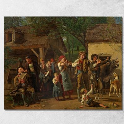 The Seizure Ferdinand Georg Waldmüller fgw41 canvas print 