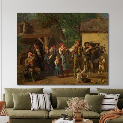 The Seizure Ferdinand Georg Waldmüller fgw41 canvas print 