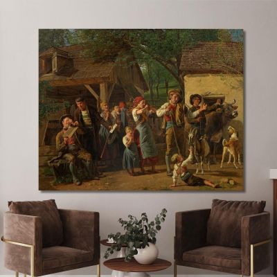 The Seizure Ferdinand Georg Waldmüller fgw41 canvas print 