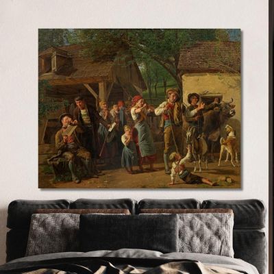 The Seizure Ferdinand Georg Waldmüller fgw41 canvas print 