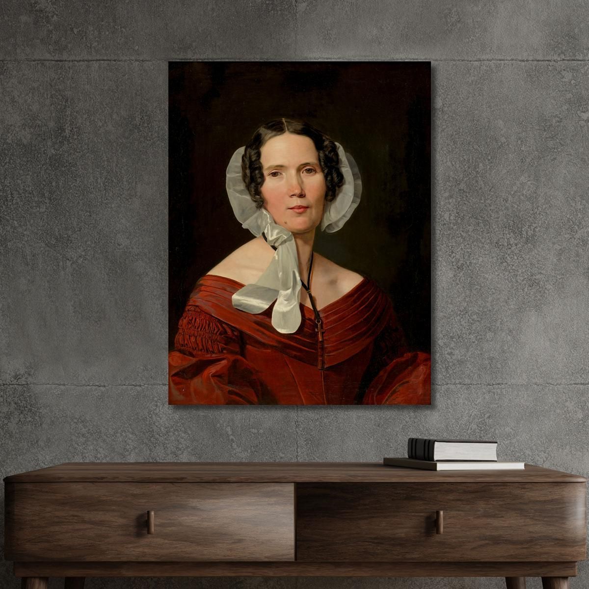 Mrs. Von Bartsch Ferdinand Georg Waldmüller fgw58 canvas print 