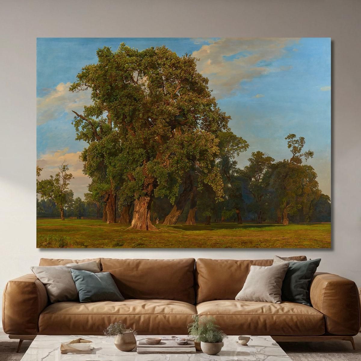 Large Pastoral Landscape Ferdinand Georg Waldmüller fgw62 canvas print 