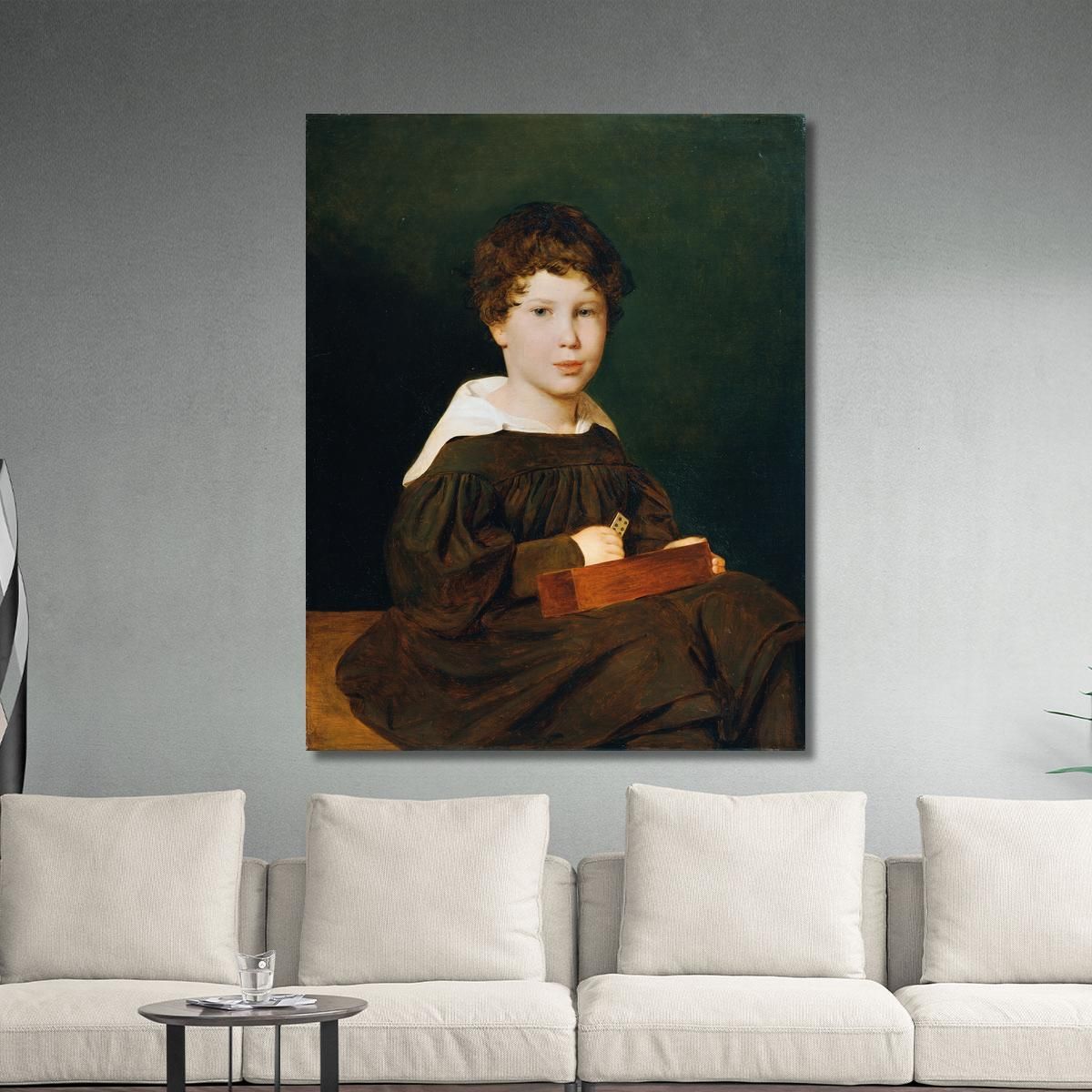 Heinrich Werner (1830–1861) Son Of Johann And Magdalena Werner Ferdinand Georg Waldmüller fgw65 canvas print 