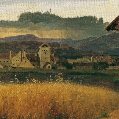 Landscape Of Brunn Am Gebirge Ferdinand Georg Waldmüller fgw80 canvas print