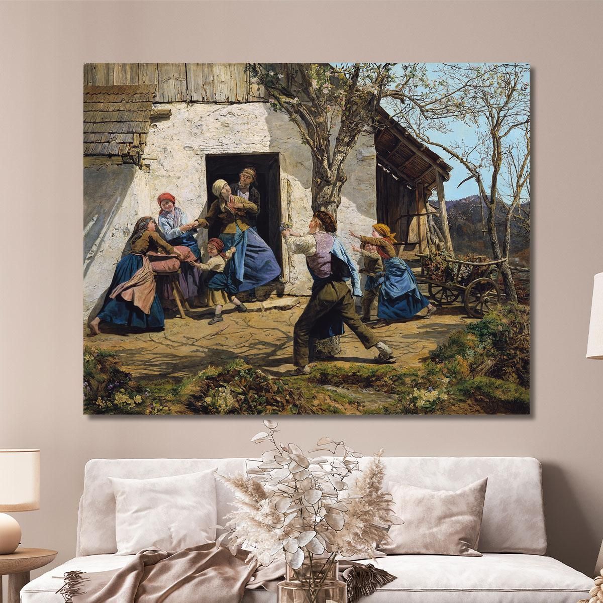 The Recovered Ferdinand Georg Waldmüller fgw115 canvas print 