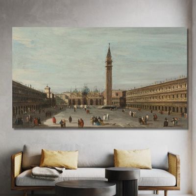 The Piazza San Marco Venice Looking East Francesco Guardi fgr32 canvas print 