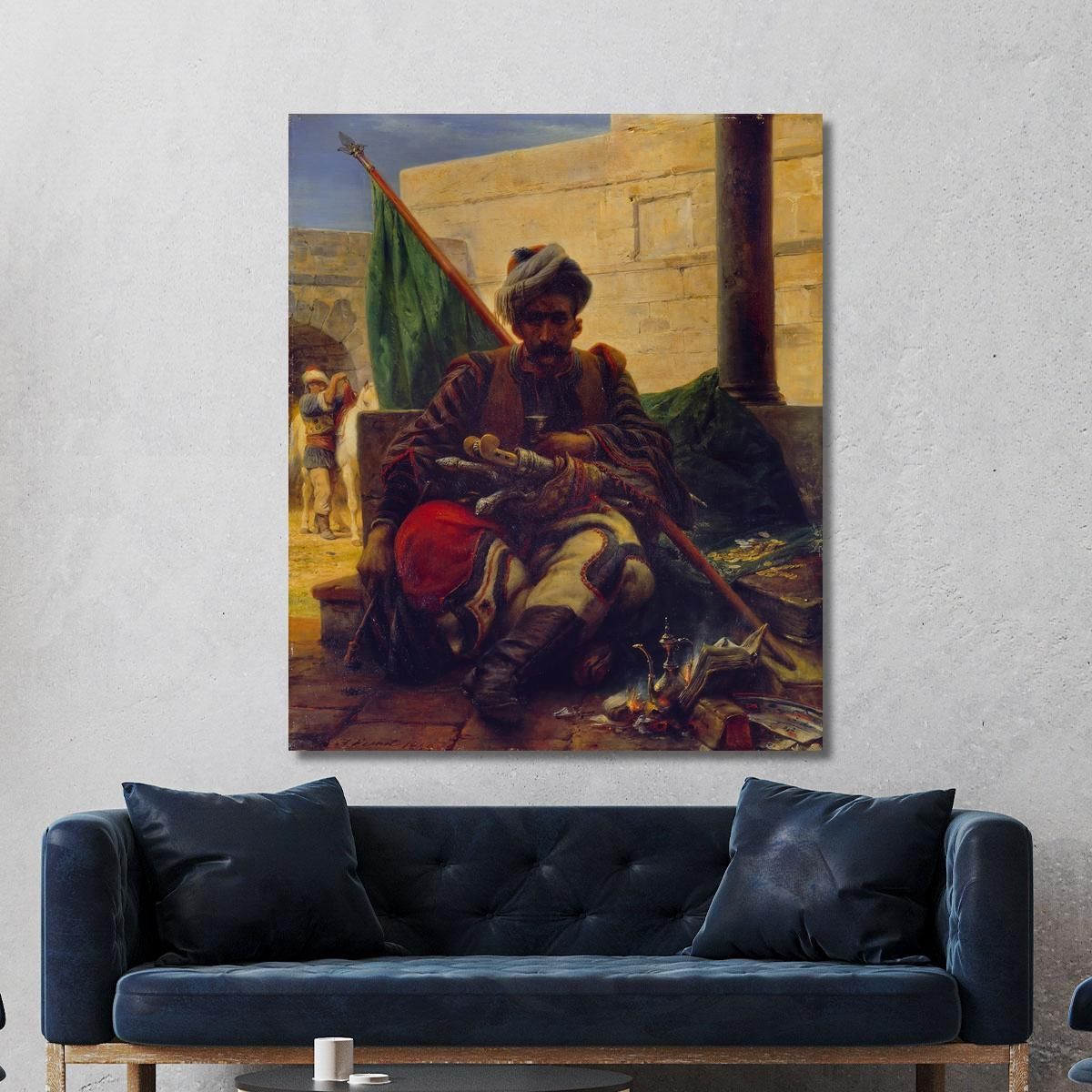 A Bashi-Bazouk Horace Vernet hvr1 canvas print 