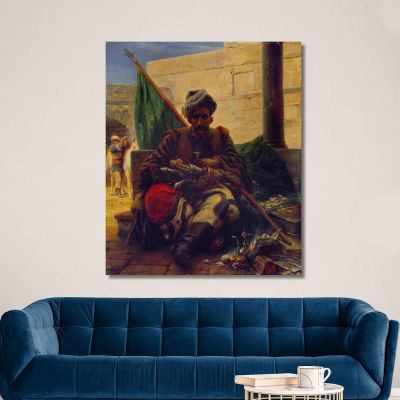 A Bashi-Bazouk Horace Vernet hvr1 canvas print 