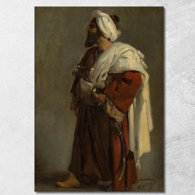 Arab Warrior Horace Vernet hvr7 canvas print 