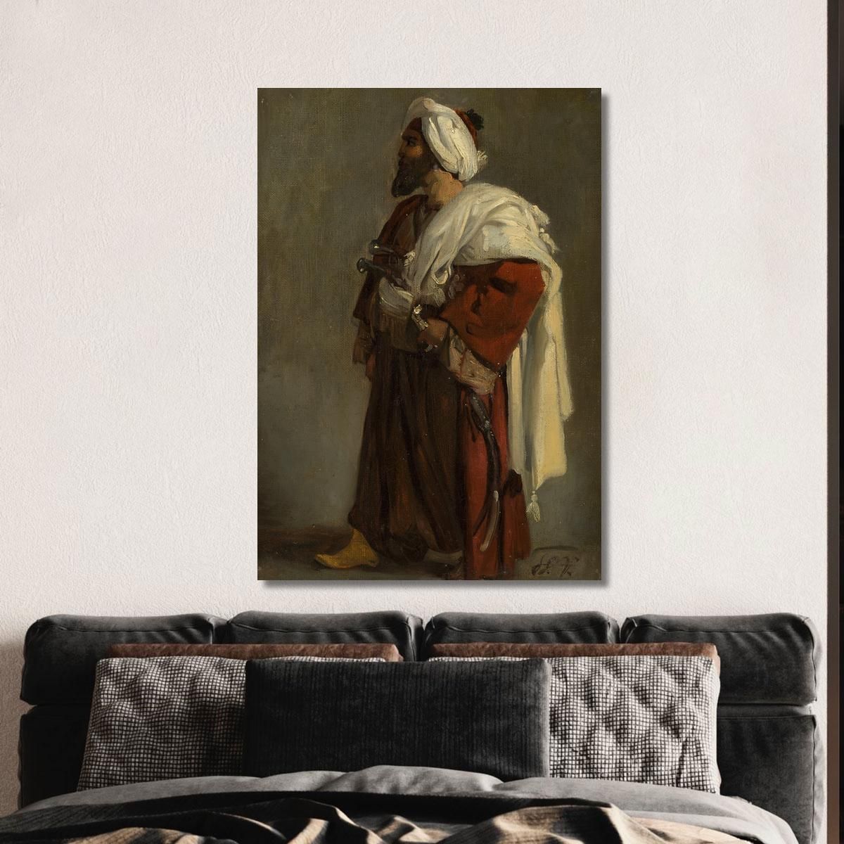 Arab Warrior Horace Vernet hvr7 canvas print 