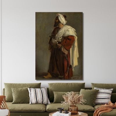 Arab Warrior Horace Vernet hvr7 canvas print 