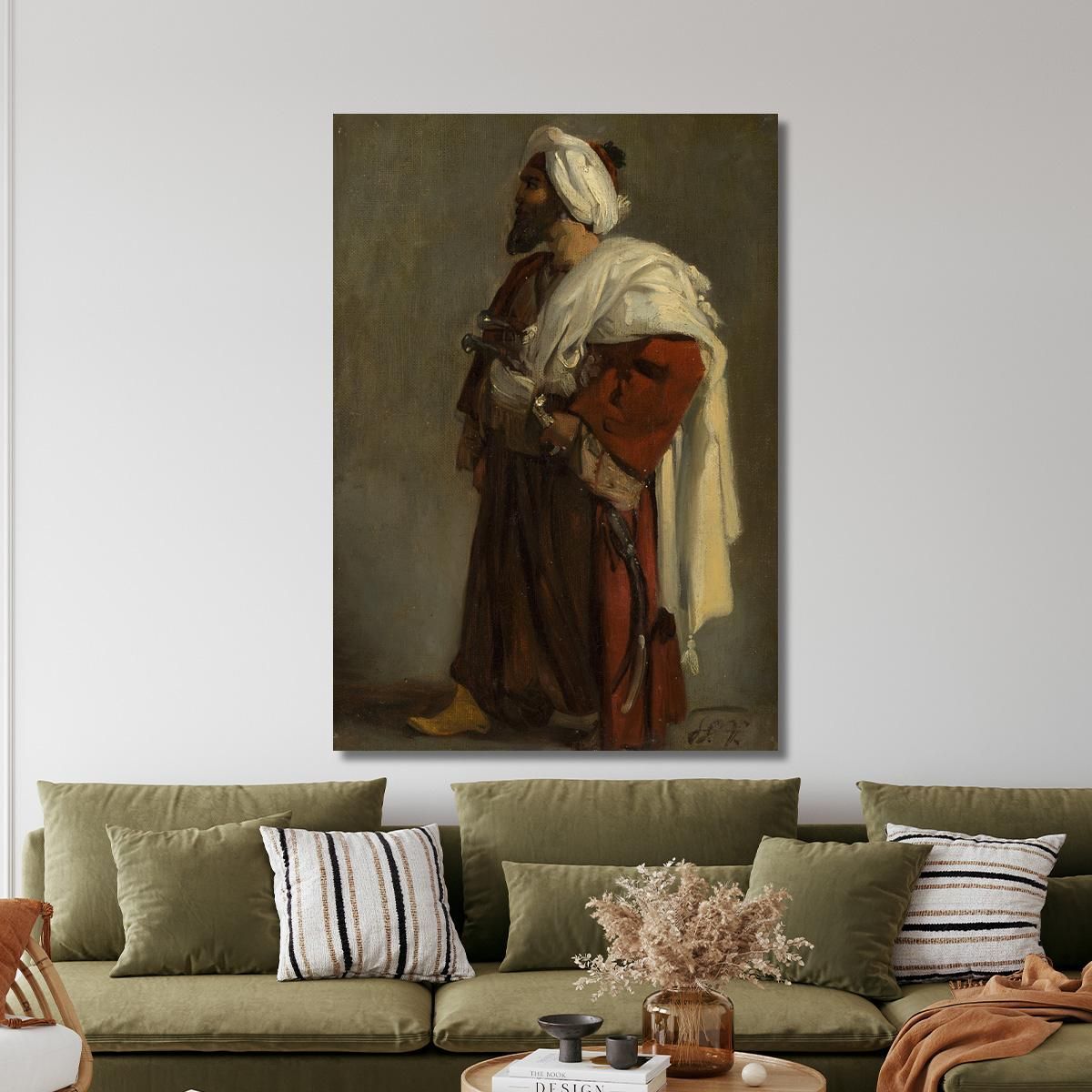 Arab Warrior Horace Vernet hvr7 canvas print 