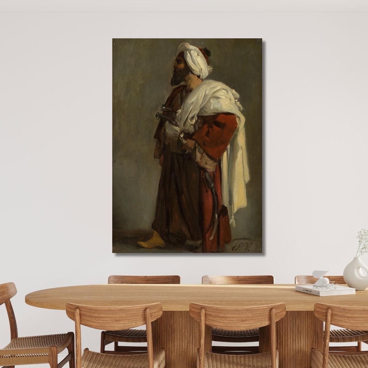 Arab Warrior Horace Vernet hvr7 canvas print 