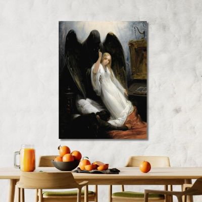 Death And The Maiden Horace Vernet hvr11 canvas print 