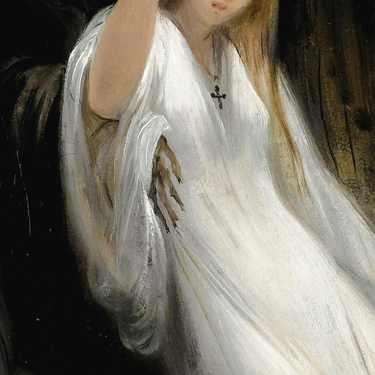 Death And The Maiden Horace Vernet hvr11 canvas print
