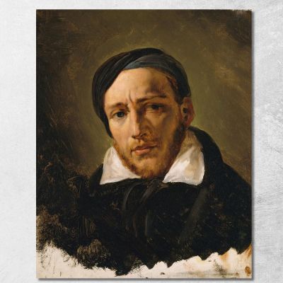 Jean-Louis-André-Théodore Gericault 1791 1824 Horace Vernet hvr16 canvas print 