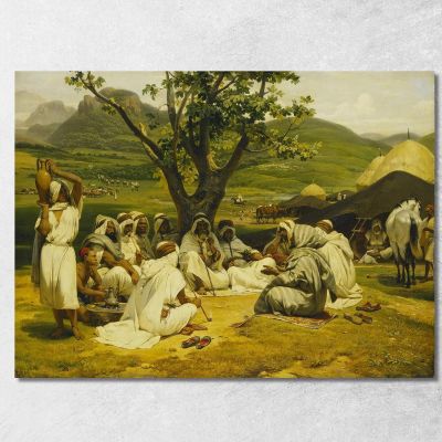 The Arab Tale-Teller Horace Vernet hvr34 canvas print 