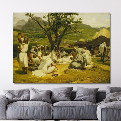 The Arab Tale-Teller Horace Vernet hvr34 canvas print 