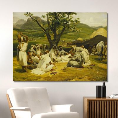 The Arab Tale-Teller Horace Vernet hvr34 canvas print 