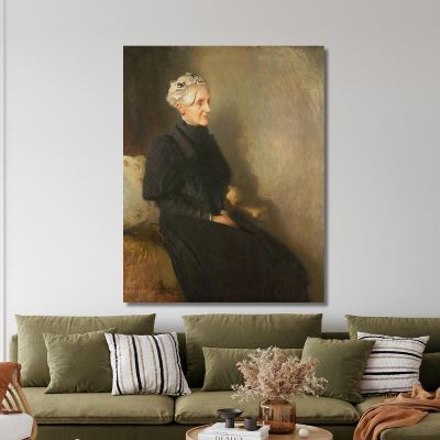 Isabella Guthrie Mccosh 1817–1909 John White Alexander jwa7 canvas print 
