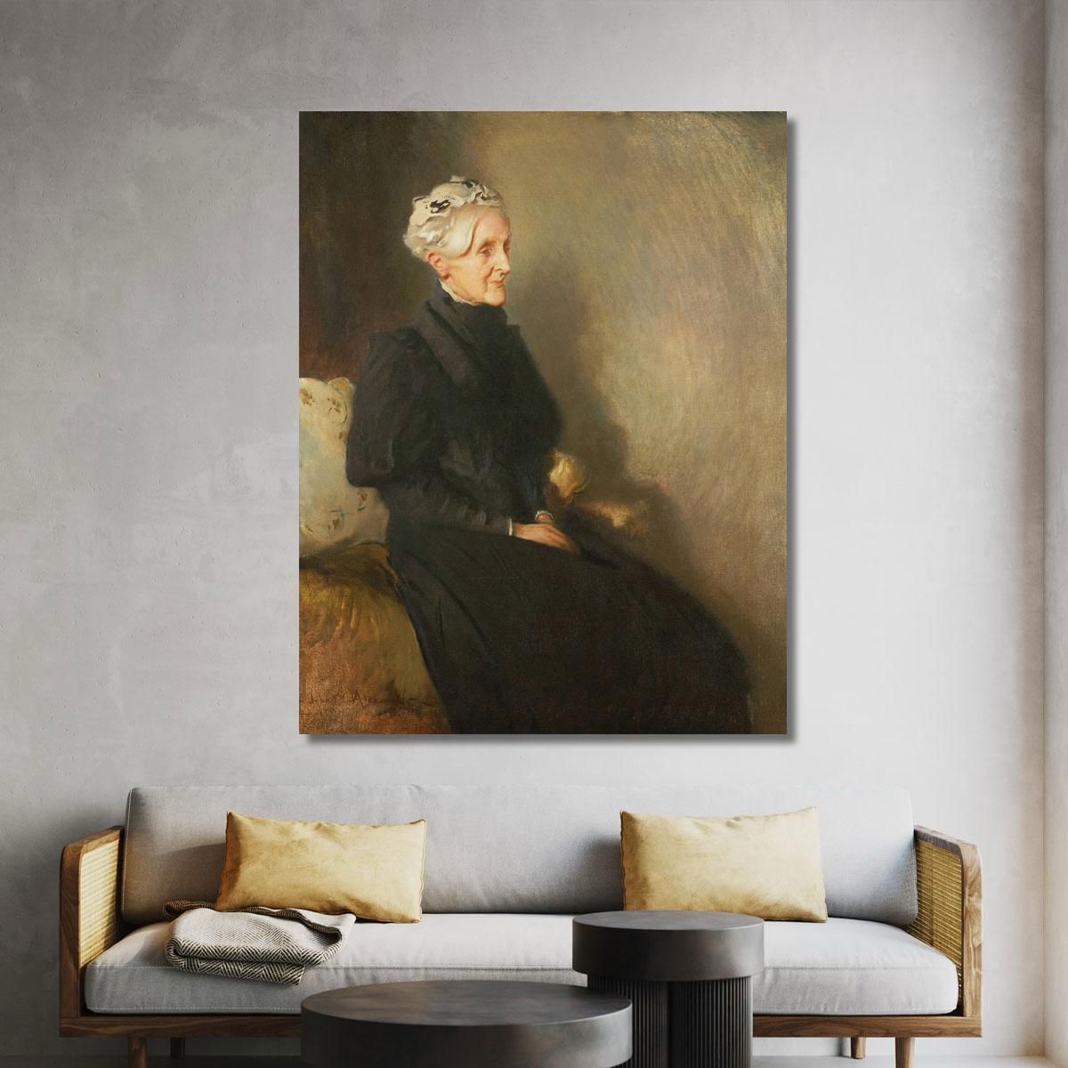 Isabella Guthrie Mccosh 1817–1909 John White Alexander jwa7 canvas print 
