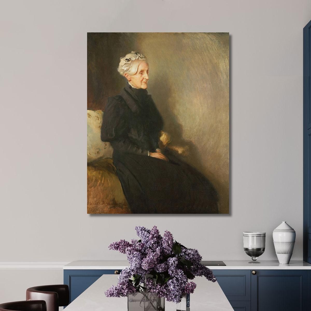 Isabella Guthrie Mccosh 1817–1909 John White Alexander jwa7 canvas print 
