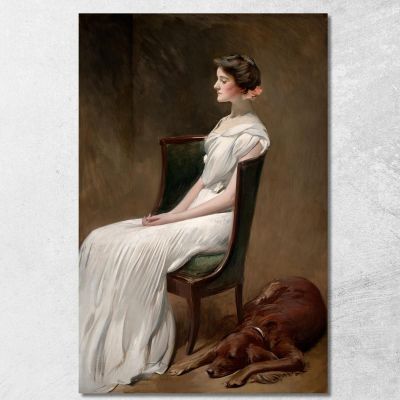 Miss Dorothy Quincy Roosevelt John White Alexander jwa11 canvas print 