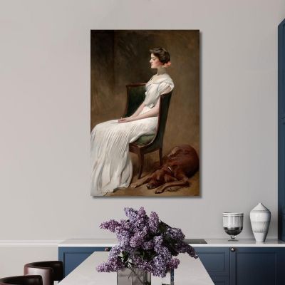 Miss Dorothy Quincy Roosevelt John White Alexander jwa11 canvas print 