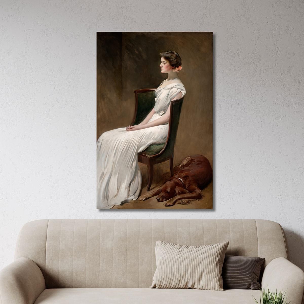 Miss Dorothy Quincy Roosevelt John White Alexander jwa11 canvas print 