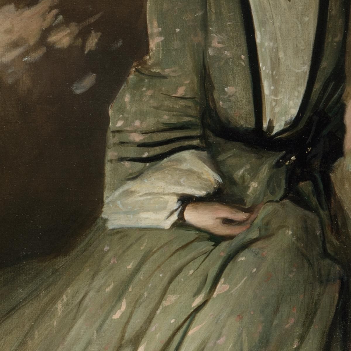 Portrait Of Mrs. John White Alexander John White Alexander jwa16 canvas print
