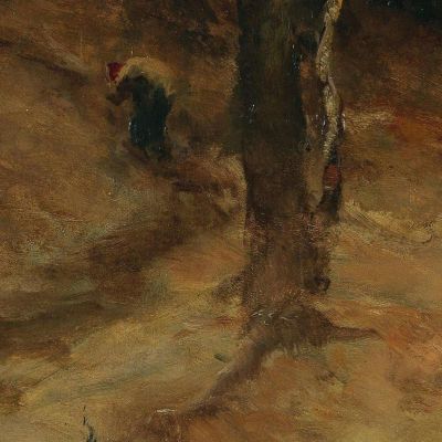 A Moonlit Night In The Forest Julius Sergius Klever jsk2 canvas print