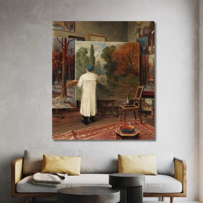 In Seinem Atelier Julius Sergius Klever jsk12 canvas print 