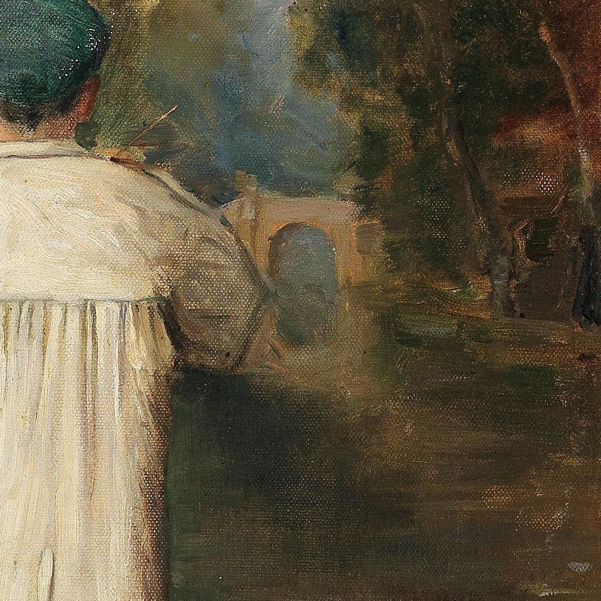 In Seinem Atelier Julius Sergius Klever jsk12 canvas print