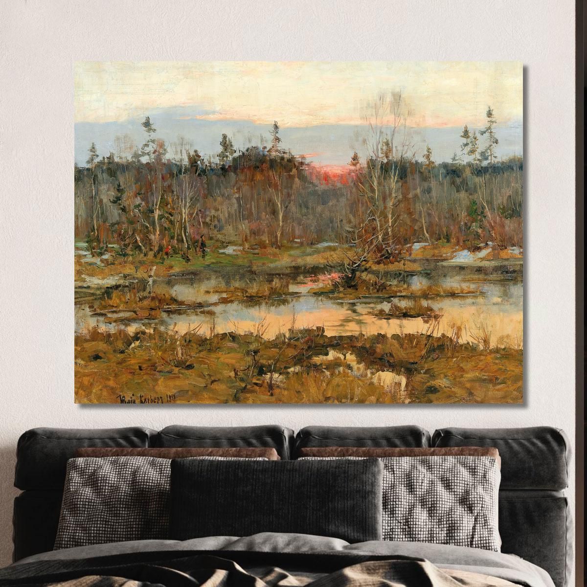 On A Hunt Julius Sergius Klever jsk14 canvas print 