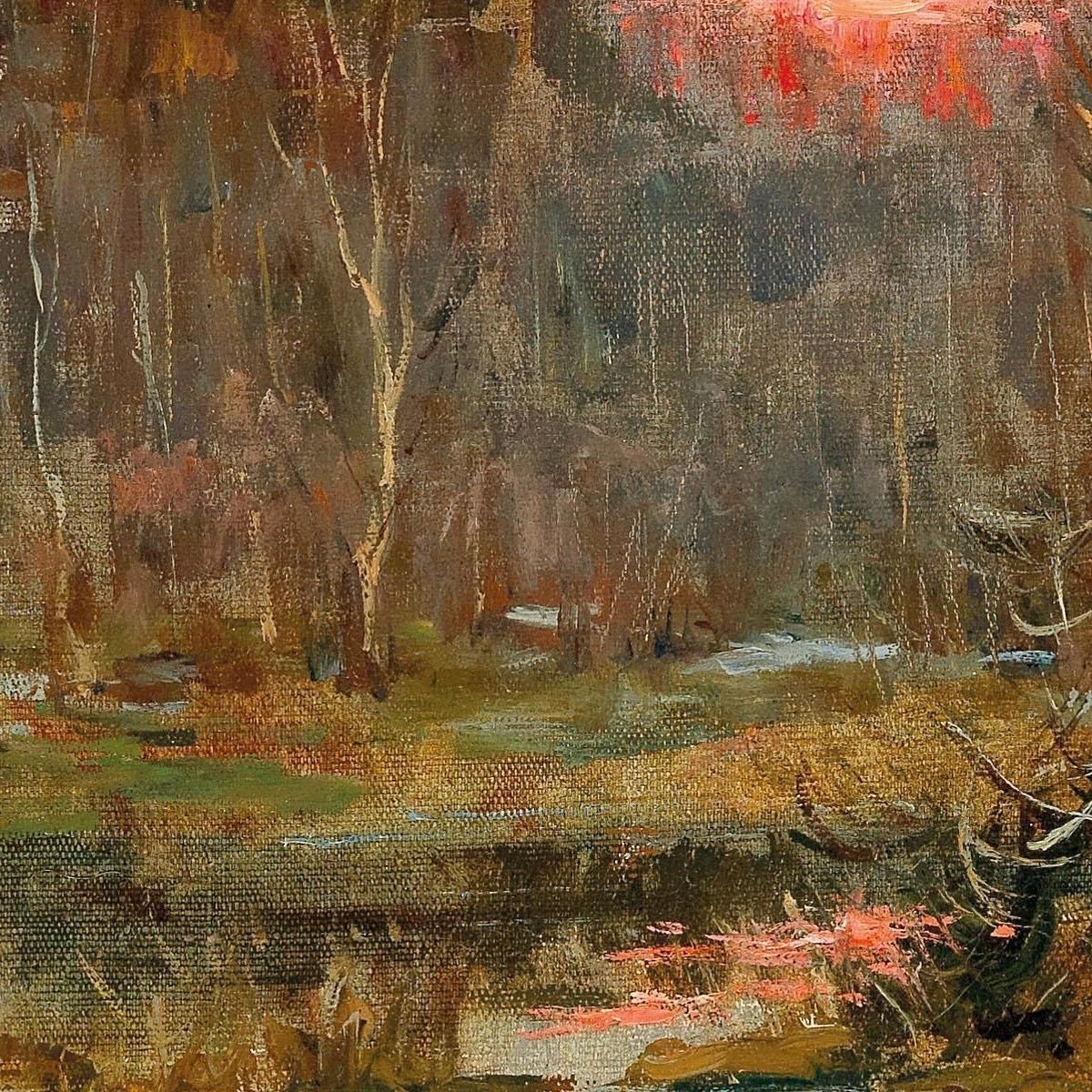 On A Hunt Julius Sergius Klever jsk14 canvas print